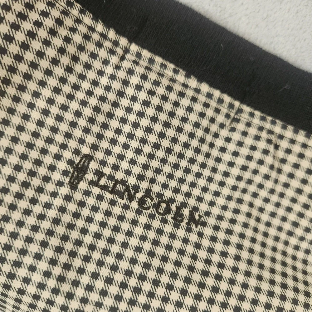 VTG La Mode Active Sportswear Pullover‎ Jacket Houndstooth Golf Mens Large